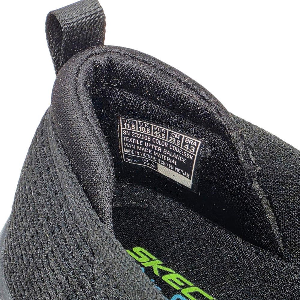 Skechers Ultra Flex 2.0  Black Slip On Lifestyle Sneakers 232106 Men's Size 11.5 - Picture 2 of 10